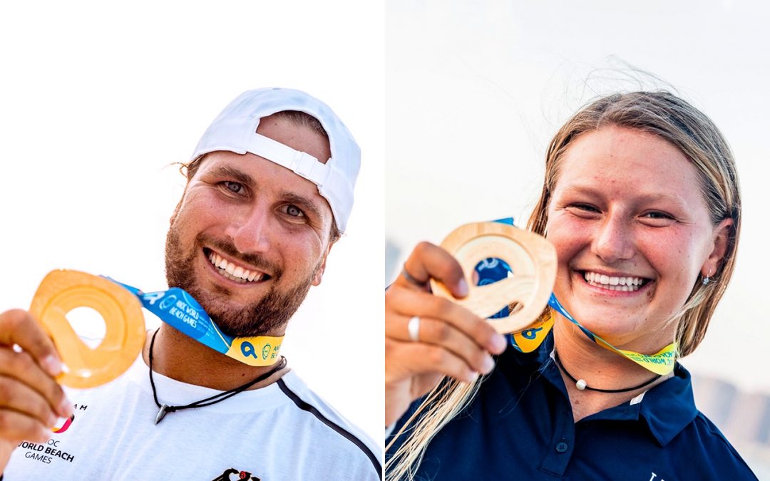 Historic gold medals for Gruber and Moroz