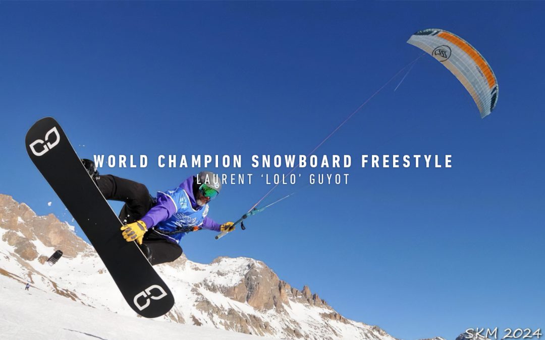 With the first snowboard off to World SnowKite Master